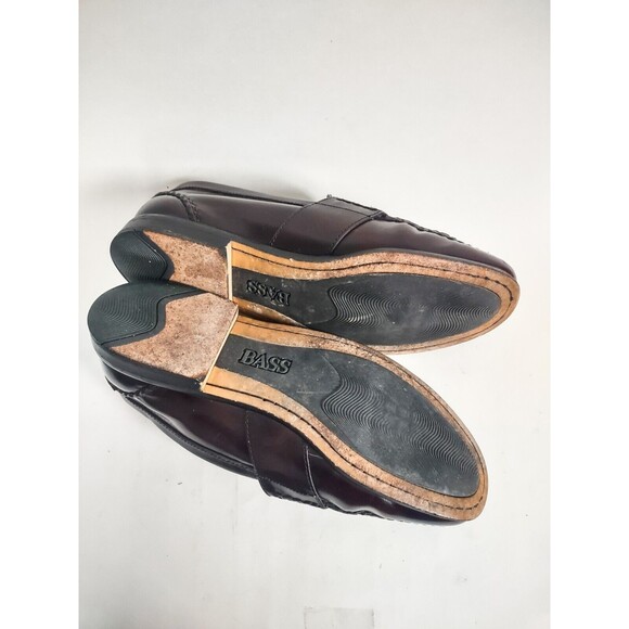 Russell Moccasin Co Red Leather Classic Penny Loafers Size 13 EE Wide Burgundy - Picture 10 of 11